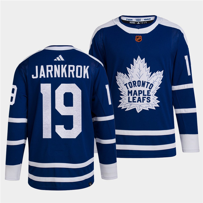 Men's Toronto Maple Leafs Black #19 Calle Jarnkrok Blue 2022 Reverse Retro Stitched Jersey - Click Image to Close